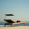 Barlow Tyrie Horizon Chaise Lounge Sun Shade