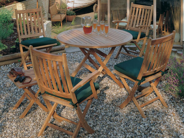 Barlow Tyrie Ascot 4 Seat Dining Set