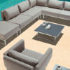 Barlow Tyrie Mercury Deep Seating Couch Without Arms 1MEDB2