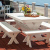 Seaside Casual Sonoma 80" Gathering Dining Table