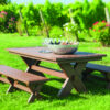 Seaside Casual Sonoma Dining Bench