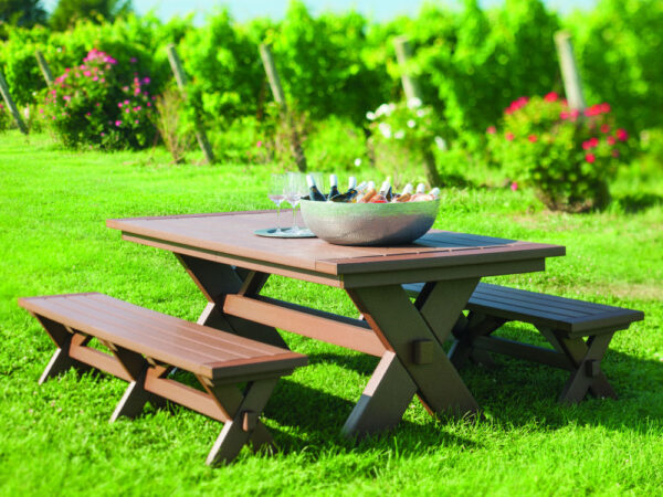 Seaside Casual Sonoma Dining Bench