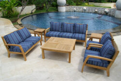 Somerset Teak Club Group with cushions